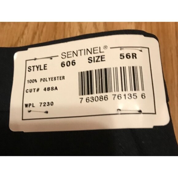 Mens Sentinel Black Dress Pants 56R 100% Polyester - Picture 3 of 4
